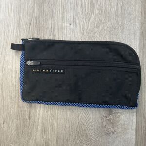 WaterField Sf Bags Black Ballistic Nylon Tech Pouch Organizer Travel Case 10x6"